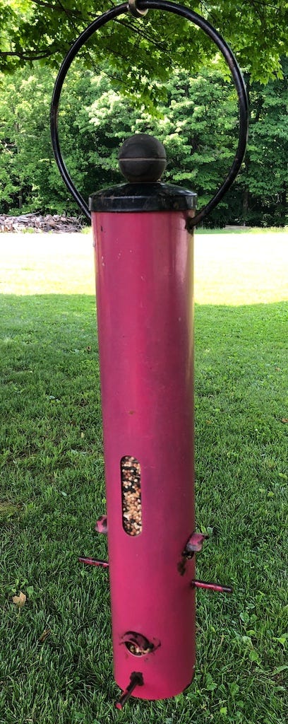 A real photo of Perky-Pet® The Preserve Copper Finish Bird Feeder with Flexports® - 3 lb by Disappointed (5)