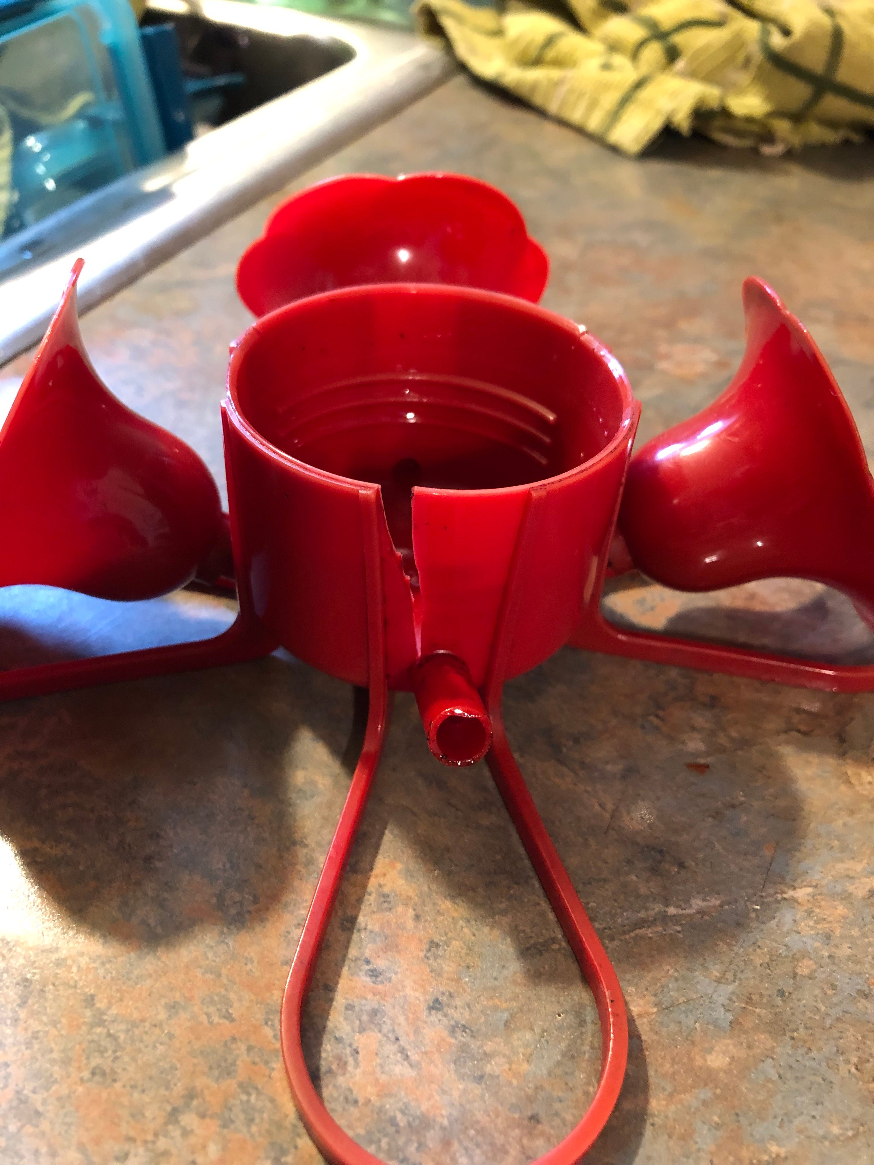 A real photo of  Perky-Pet® Top-Fill Pinch-Waist Glass Hummingbird Feeder - 12 oz by Hummer (1)