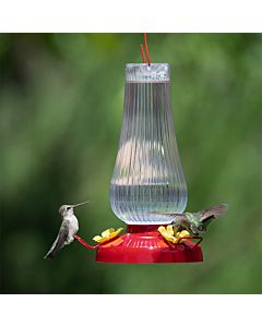 Perky-Pet 8 oz Pinch Waist Glass Hummingbird Feeder