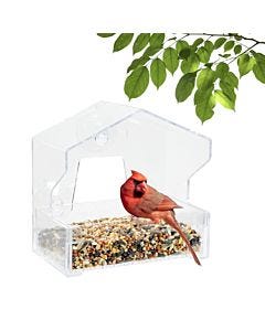 Perky-Pet Window Bird Feeder - 1/2 lb Capacity, Lifestyle 1
