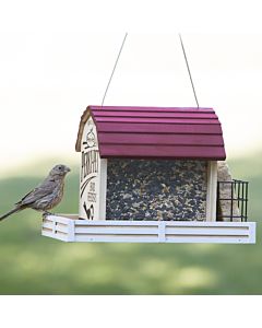 Perky-Pet® Star Barn Wood Chalet Bird Feeder, Lifestyle 1