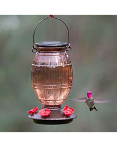 Perky-Pet® Prohibition Top-Fill Glass Hummingbird Feeder, Lifestyle