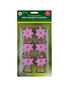 Perky-Pet® Replacement Pink Petunia Flower Feeding Ports & Perches