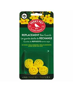Perky-Pet® Yellow Replacement Bee Guards, pack of 4
