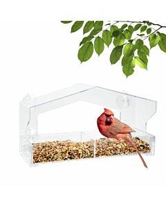  Perky-Pet® Dual-Seed Window Feeder - 1 lb Seed Capacity