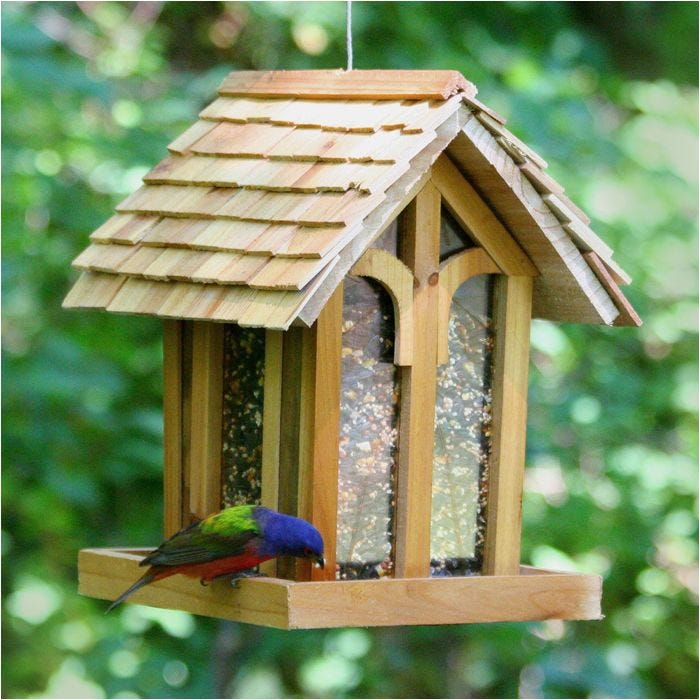 Perky-Pet Mountain Chapel Wood Bird Feeder - 3.5 lb. Capacity 50172 - The  Home Depot