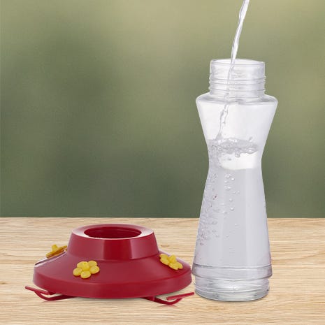 Clear, Wide-Mouth Bottle for Easy Filling