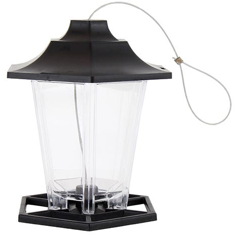 Black Carriage Bird Feeder