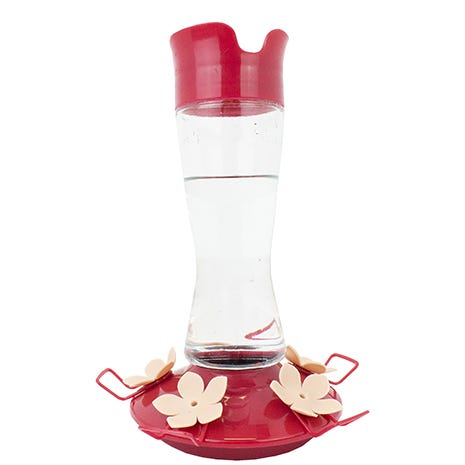 Top-Fill Pinch-Waist En verre Hummingbird Feeder