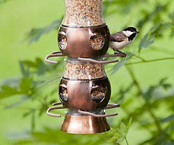 Perky-Pet® Select-A-Bird Tube Feeder with Copper Finish Perky-Pet® Select-A-Bird Tube Feeder with Copper Finish