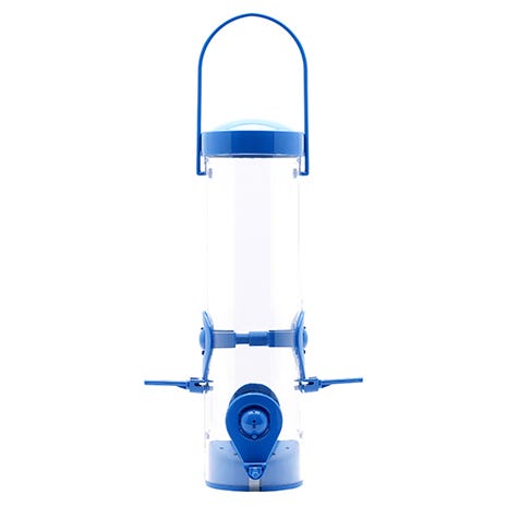 Perky-Pet® Navy 2-in-1 Tube Bird Feeder