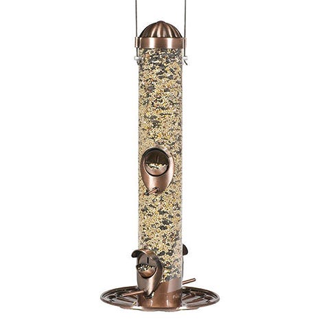 Perky-Pet Copper Finish 2-in-1 Bird Feeder