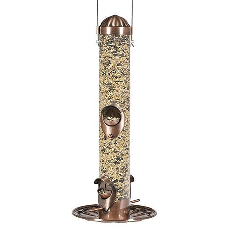 Perky-Pet Copper Finish 2-in-1 Bird Feeder