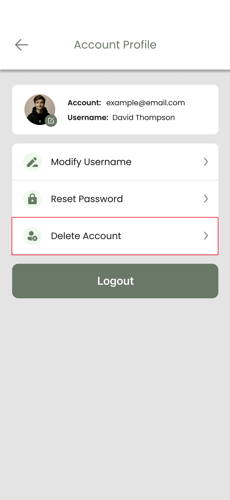 App Account Deletion Guide - Step-2