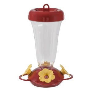 Perky-Pet® Yellow Petunia Top Fill Plastic Hummingbird Feeder