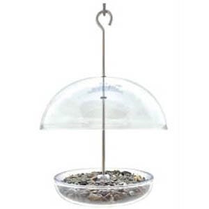 Droll Yankees® Cutest Chickadee Platform Bird Feeder with Adjustable Dome