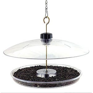 Droll Yankees® Covered Platform Bird Feeder with Adjustable Dome, 1 lb.