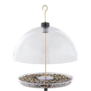 Yankees® Dorothy's Cardinal Platform Bird Feeder With Adjustable Dome - 1 Lb