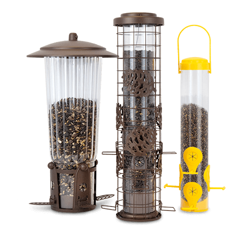 Collection of Perky-Pet Flexport Feeders