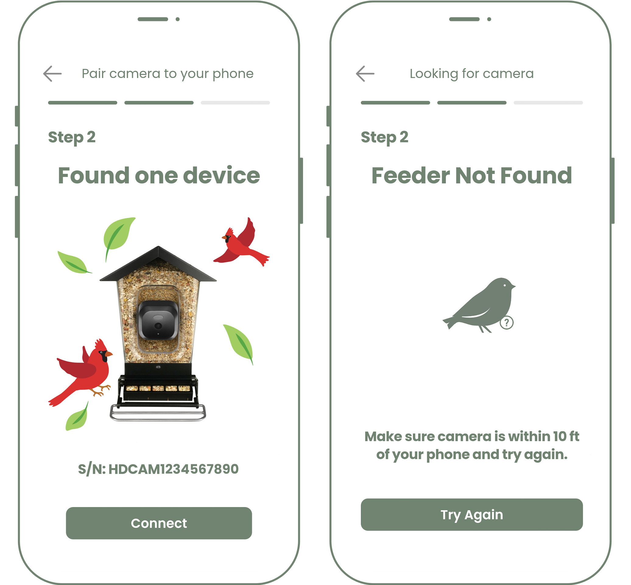 Connect the feeder
